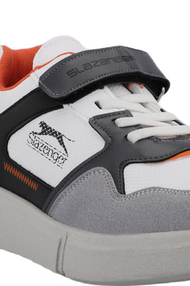 Slazenger KAZUE Sneaker Erkek Çocuk Ayakkabı Beyaz - Turuncu