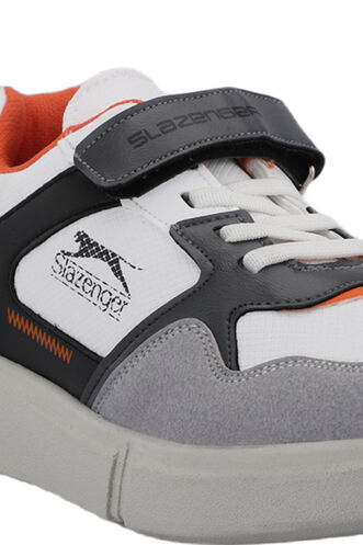 Slazenger KAZUE Sneaker Boys' Shoes White - Orange - Thumbnail