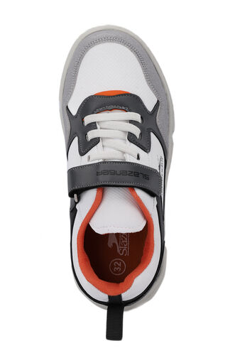 Slazenger KAZUE Sneaker Boys' Shoes White - Orange - Thumbnail