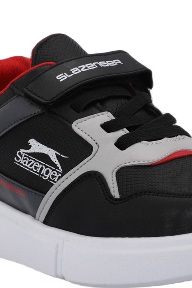 Slazenger KAZUE Sneaker Unisex Çocuk Ayakkabı Siyah - Kırmızı