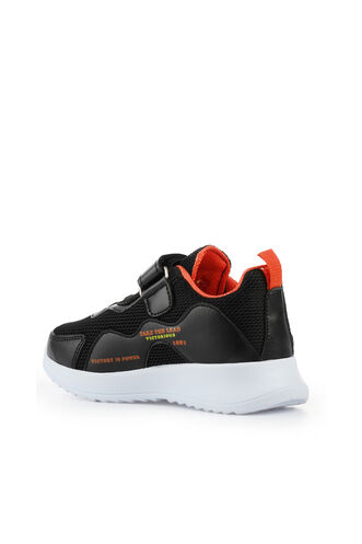 Slazenger KEALA Sneaker Boys Shoes Black - Orange - Thumbnail