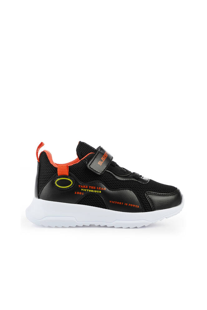 Slazenger KEALA Sneaker Boys Shoes Black - Orange