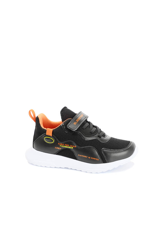 Slazenger KEALA Sneaker Boys Shoes Black - Orange