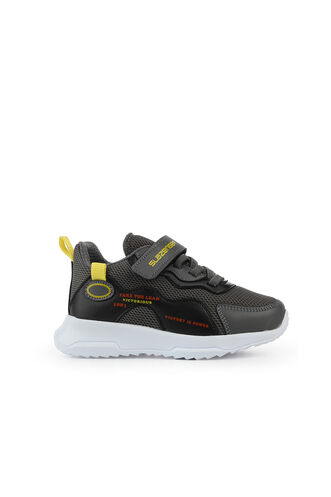 Slazenger KEALA Sneaker Boys' Shoes Dark Gray - Black - Thumbnail