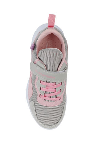 Slazenger KEALA Sneaker Girls' Kids Shoes Gray - Pink - Thumbnail