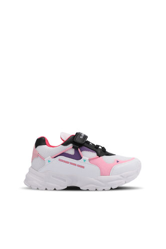 Slazenger KEKOA Sneaker Girl Child Shoes White - Pink - Thumbnail