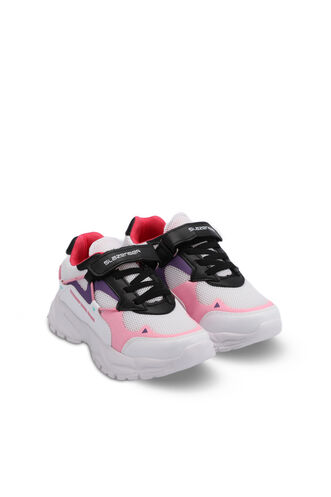 Slazenger KEKOA Sneaker Girl Child Shoes White - Pink - Thumbnail