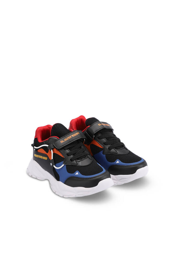 Slazenger KEKOA Sneaker Boys Shoes Black - Blue