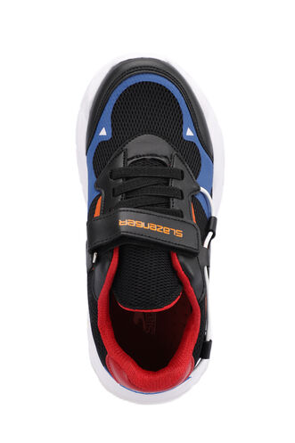 Slazenger KEKOA Sneaker Boys Shoes Black - Blue - Thumbnail