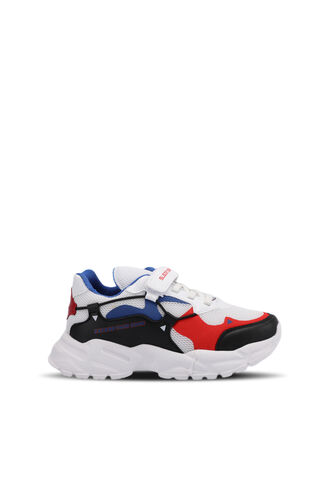 Slazenger KEKOA Sneaker Boys Shoes White - Saks Blue - Thumbnail