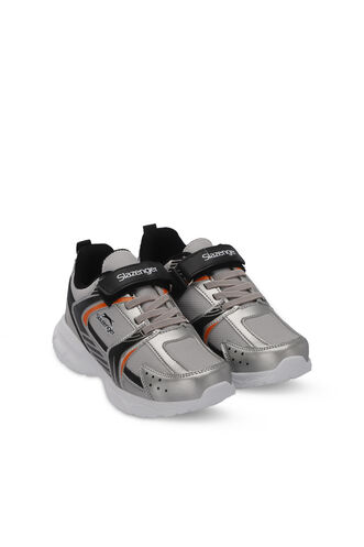 Slazenger KENDALL Boys' Sneaker Shoes Gray - Black - Thumbnail