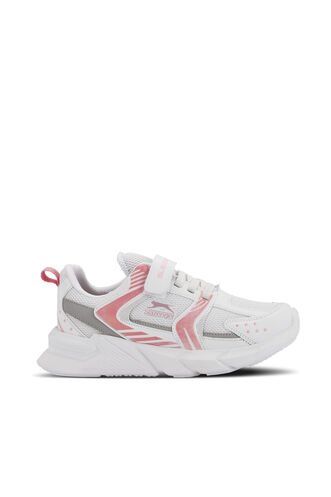 Slazenger - Slazenger KENDALL Girls' Kids' Sneaker Shoes White - Pink