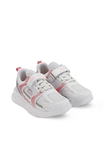 Slazenger KENDALL Girls' Kids' Sneaker Shoes White - Pink - Thumbnail