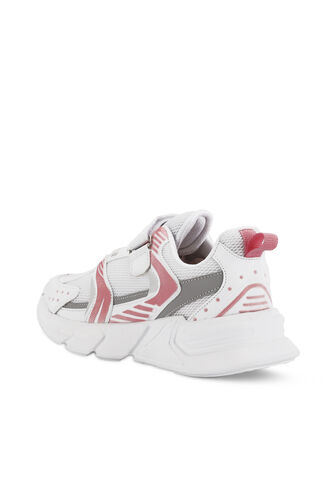 Slazenger KENDALL Girls' Kids' Sneaker Shoes White - Pink - Thumbnail