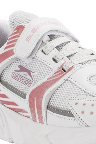 Slazenger KENDALL Girls' Kids' Sneaker Shoes White - Pink - Thumbnail