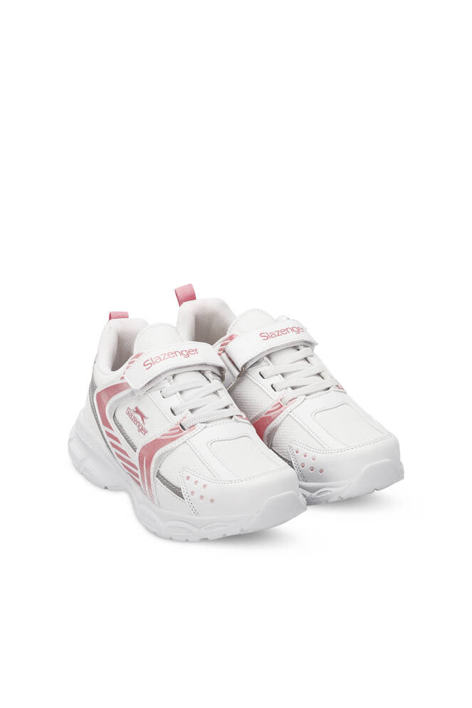 Slazenger KENDALL Unisex Çocuk Sneaker Ayakkabı Beyaz - Pembe