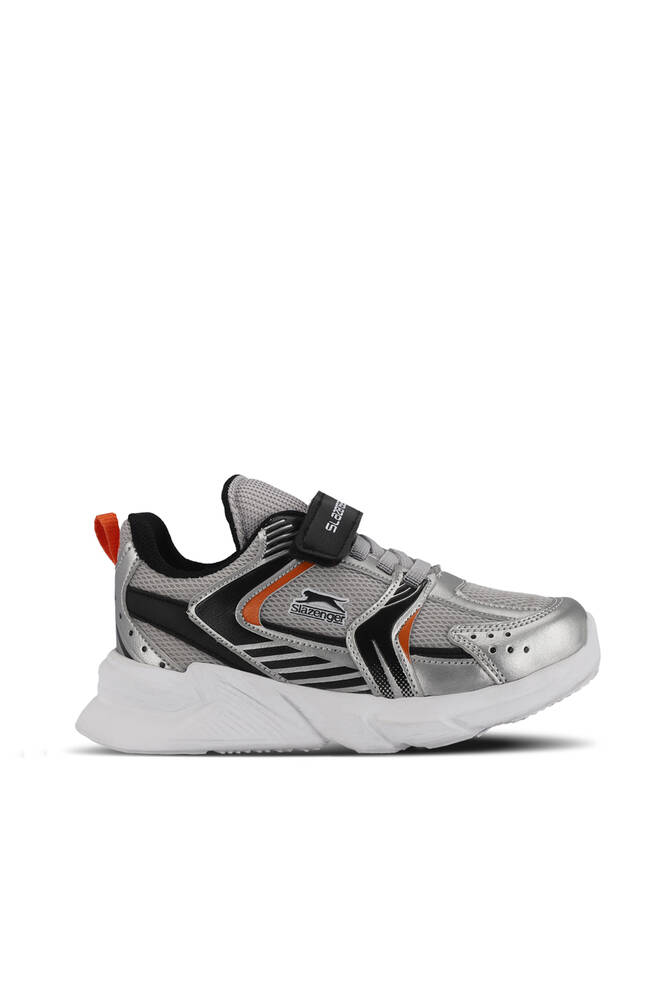 Slazenger KENDALL Unisex Çocuk Sneaker Ayakkabı Gri - Siyah