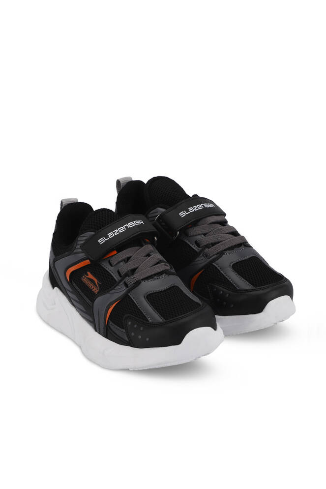 Slazenger KENDALL Unisex Çocuk Sneaker Ayakkabı Siyah - Koyu Gri