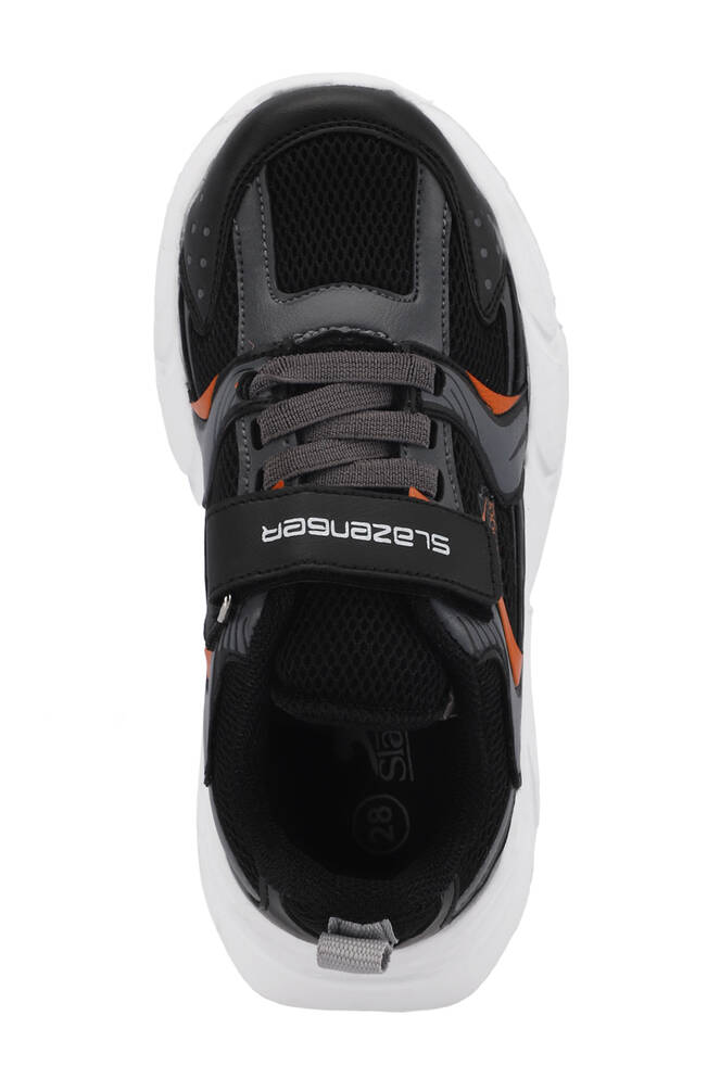 Slazenger KENDALL Unisex Çocuk Sneaker Ayakkabı Siyah - Koyu Gri