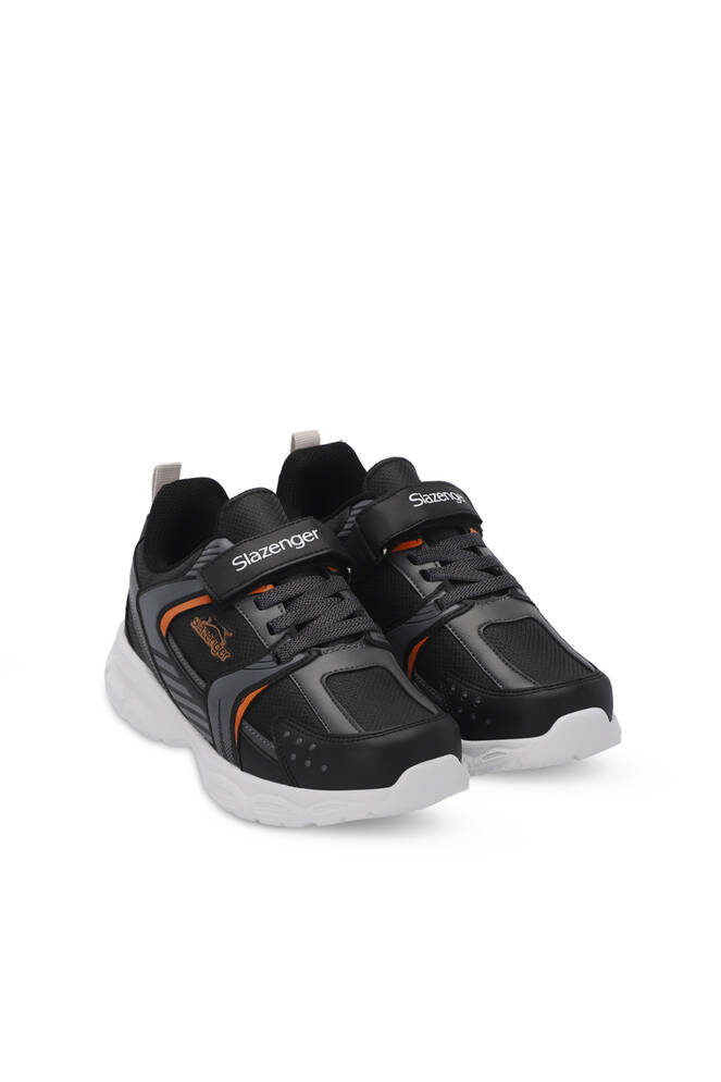 Slazenger KENDALL Unisex Çocuk Sneaker Ayakkabı Siyah - Koyu Gri