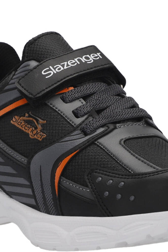 Slazenger KENDALL Unisex Çocuk Sneaker Ayakkabı Siyah - Koyu Gri