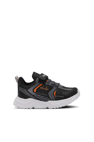 Slazenger KENDALL Unisex Çocuk Sneaker Ayakkabı Siyah - Koyu Gri - Thumbnail