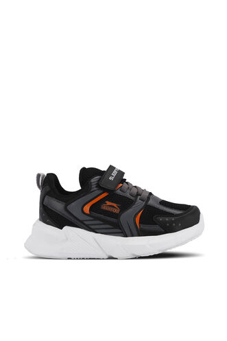 Slazenger - Slazenger KENDALL Unisex Çocuk Sneaker Ayakkabı Siyah - Koyu Gri