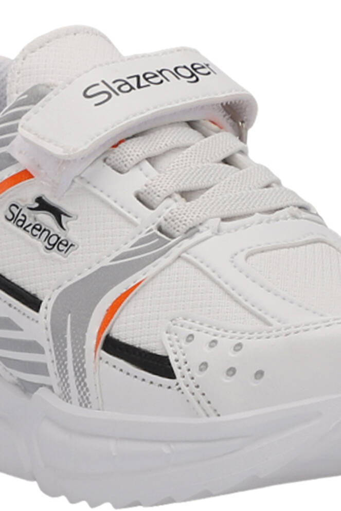 Slazenger KENDALL Unisex Kids Sneaker Shoes White - Orange