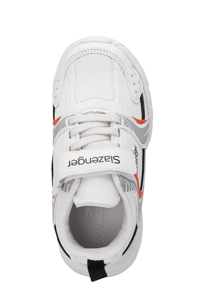 Slazenger KENDALL Unisex Kids Sneaker Shoes White - Orange