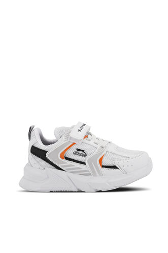 Slazenger - Slazenger KENDALL Unisex Kids' Sneaker Shoes White - Orange