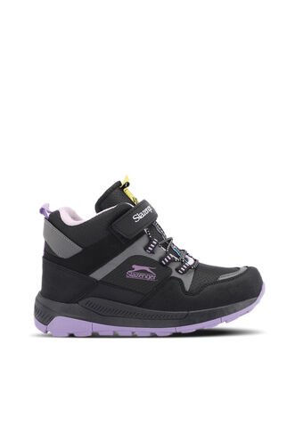 Slazenger KENZIE Girls' Children's Boot Black - Purple - Thumbnail