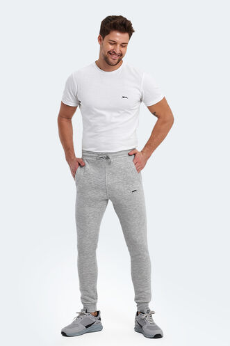 Slazenger KEONE Men's Sweatpants Bottoms Gray - Thumbnail