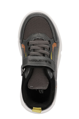 Slazenger KEPA Sneaker Boys' Shoes Dark Gray - Yellow - Thumbnail