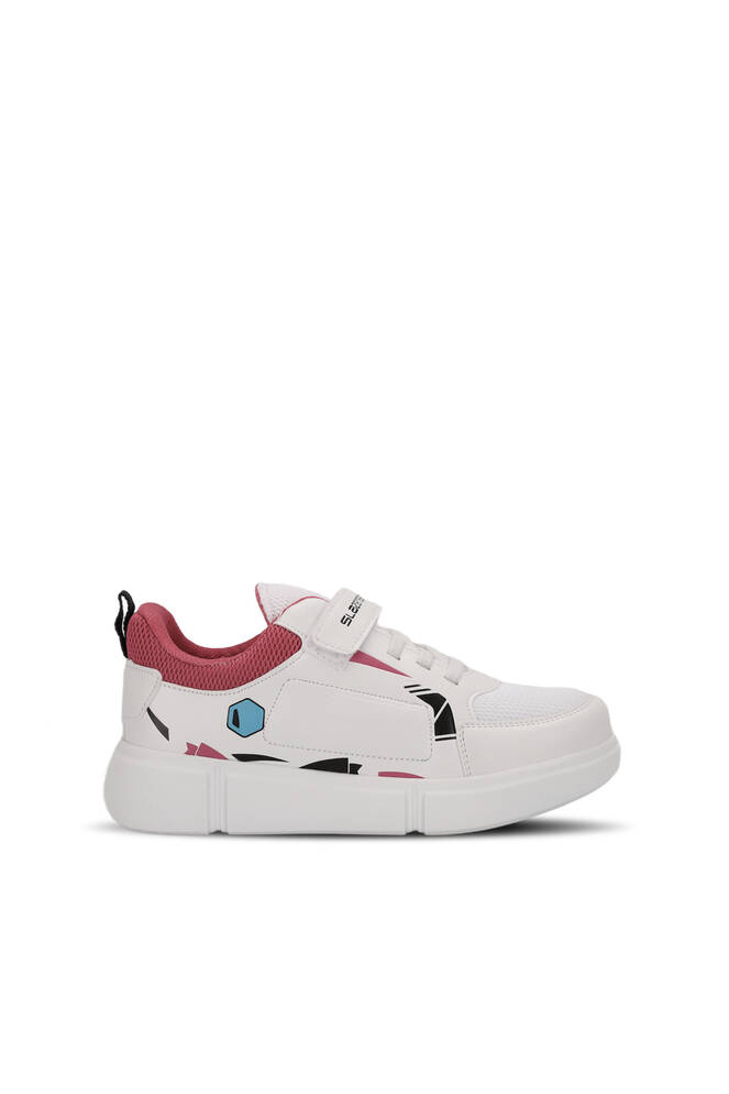 Slazenger KEPA Sneaker Girl Child Shoes White - Fuchsia