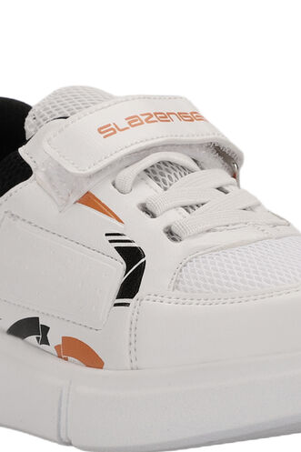 Slazenger KEPA Sneaker Boys Shoes White - Black - Thumbnail