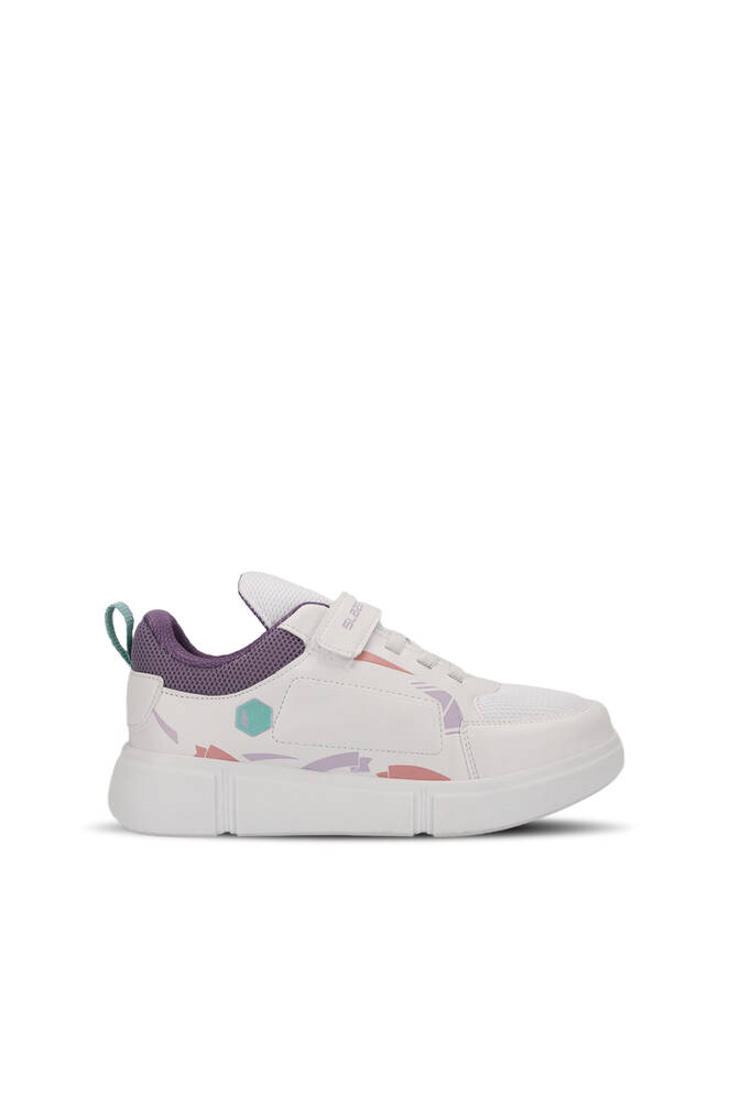 Slazenger KEPA Sneaker Girl Child Shoes White - Purple