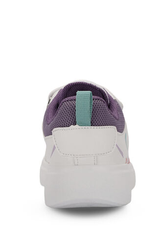 Slazenger KEPA Sneaker Girl Child Shoes White - Purple - Thumbnail