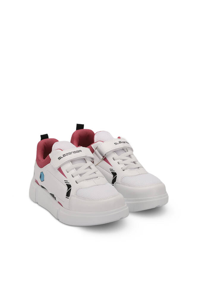 Slazenger KEPA Sneaker Girl Child Shoes White - Fuchsia