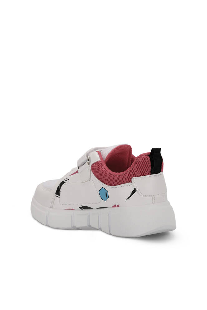 Slazenger KEPA Sneaker Girl Child Shoes White - Fuchsia