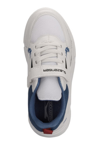 Slazenger KEPA Sneaker Children's Shoes White - Saks Blue - Thumbnail