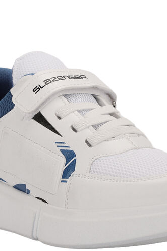 Slazenger KEPA Sneaker Children's Shoes White - Saks Blue - Thumbnail