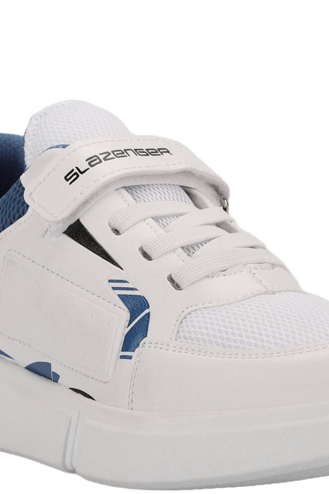 Slazenger KEPA Sneaker Unisex Çocuk Ayakkabı Beyaz - Saks Mavi