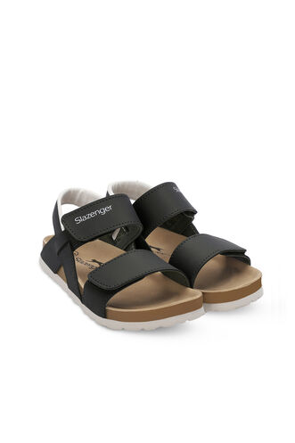 Slazenger KERMIT Unisex Kids Sandals Black - Thumbnail