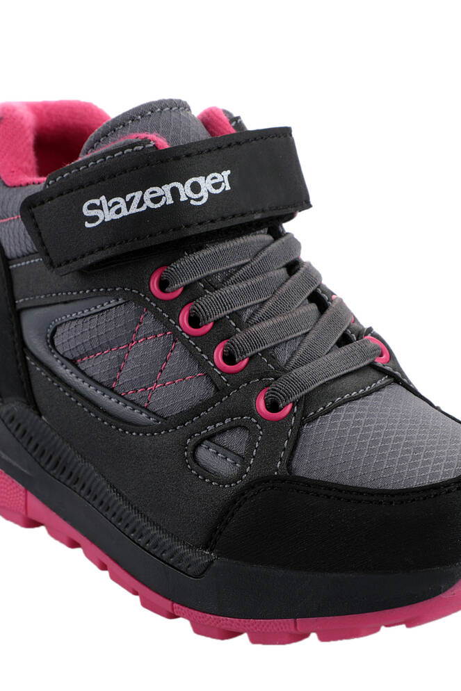 Slazenger KESHA Unisex Çocuk Bot Siyah - Fuşya