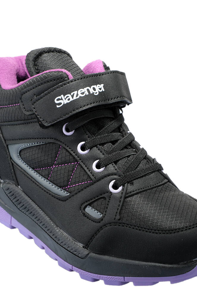 Slazenger KESHA Unisex Çocuk Bot Siyah - Mor