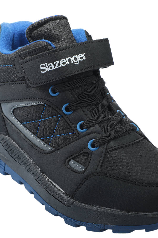 Slazenger KESHA Unisex Çocuk Bot Siyah - Saks Mavi