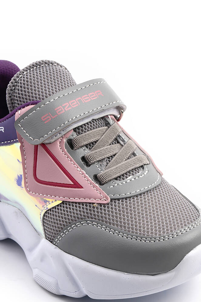 Slazenger KEVAN Sneaker Girls Children's Shoes Gray - Pink