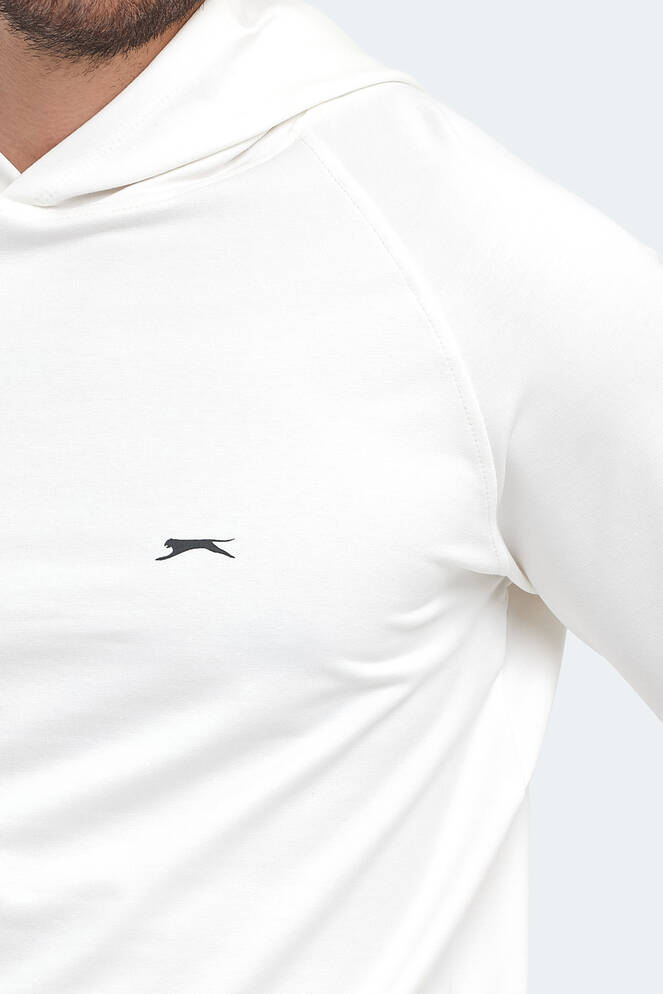 Slazenger KICKER Erkek Sweatshirt Kırık Beyaz