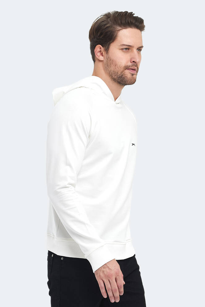 Slazenger KICKER Erkek Sweatshirt Kırık Beyaz