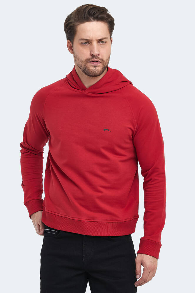 Slazenger KICKER Erkek Sweatshirt Kırmızı